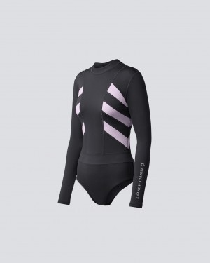 Perfect Moment Imok Wetsuit Asphalt Grey/Lilac | 21946-XRNY