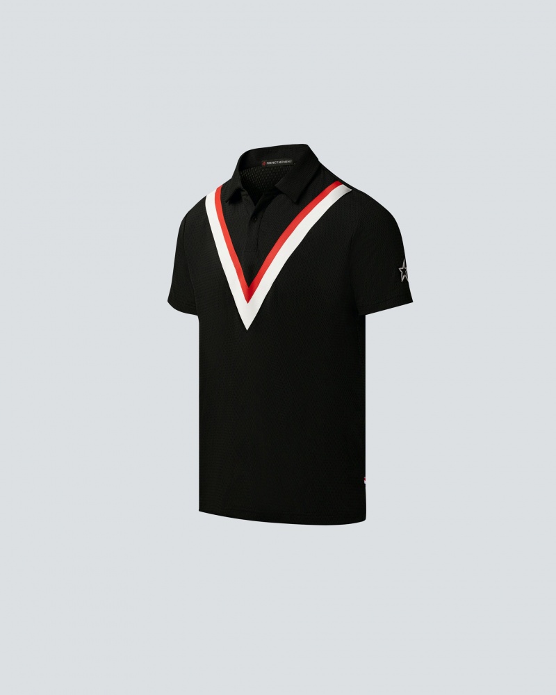Perfect Moment Beaufort Polo Top Negras | 24095-MQFG