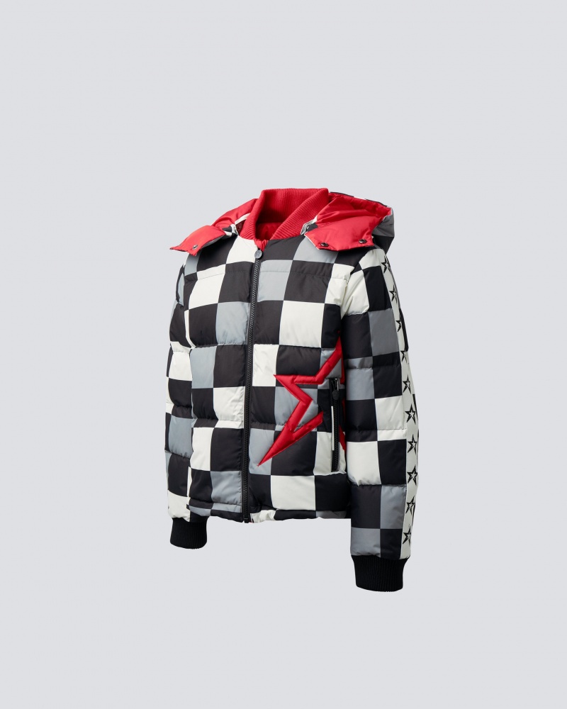Perfect Moment Bloko Super Star Insulated Jacket Negras Blancas | 07598-FQIJ