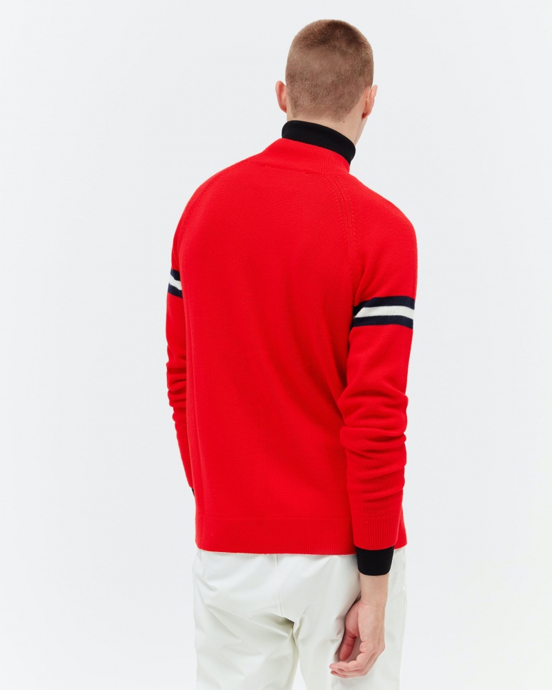 Perfect Moment Chamonix Merino Lana Turtleneck Rojas | 28705-EDHG