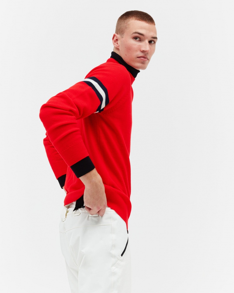 Perfect Moment Chamonix Merino Lana Turtleneck Rojas | 28705-EDHG