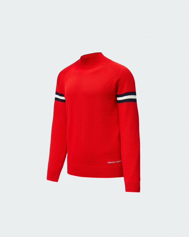 Perfect Moment Chamonix Merino Lana Turtleneck Rojas | 28705-EDHG