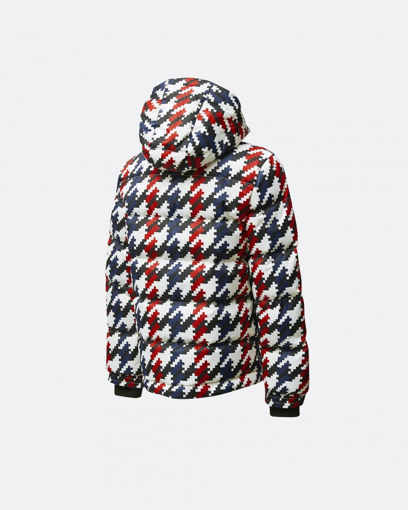 Perfect Moment Houndstooth Mojo Down Jacket Houndstooth | 35086-VLRJ