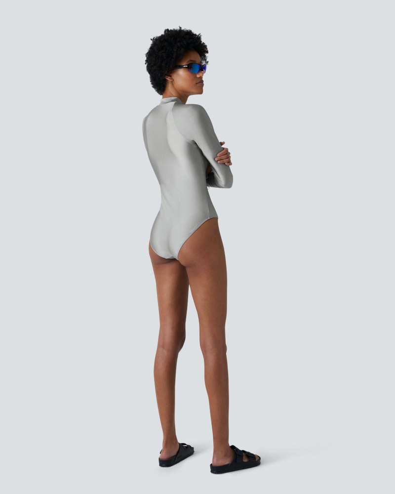 Perfect Moment PM Half-Zip Spring Suit Plateadas | 10924-VDLB