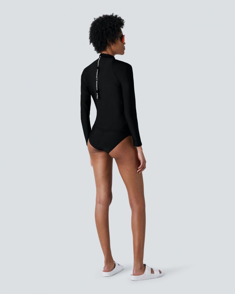 Perfect Moment Tempest Rash Guard Bikini Negras | 47061-MKNL