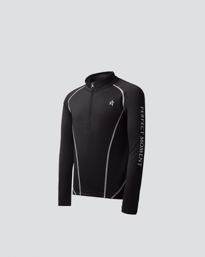 Perfect Moment Thermal Half Zip Negras | 29134-RNHG